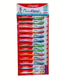 Wholesale Lot Of 15,000 Colgate 13 Card Superflexi + Zig Zag Toothbrush Packs (Pack Of 13) – UPC 8901314200037 – Each $1.95
