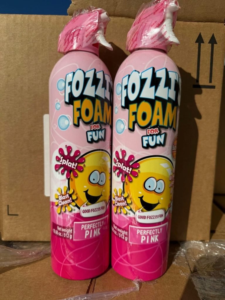 Wholesale Lot Of 1,000 Fozzi Foam Bath Foam For Kids – Color Perfectly Pink – MSRP $14.99 Each – Your Price Is Only .60 Each