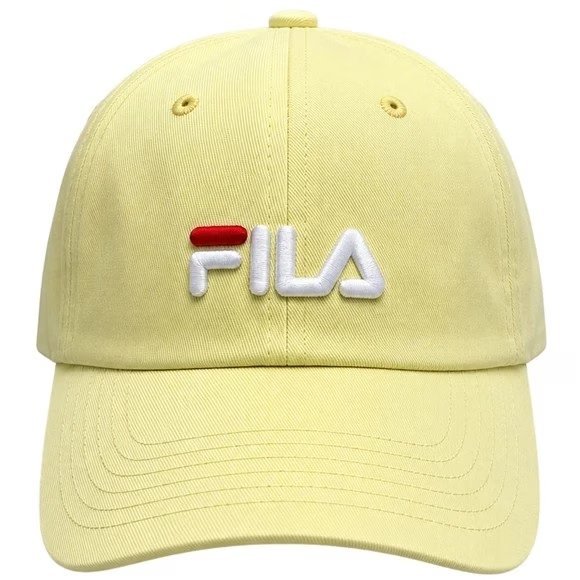 Wholesale Lot Of 36 Fila Cotton Adjustable Sports Hats – Color Yellow – Your Price Is Only $2.75 Each