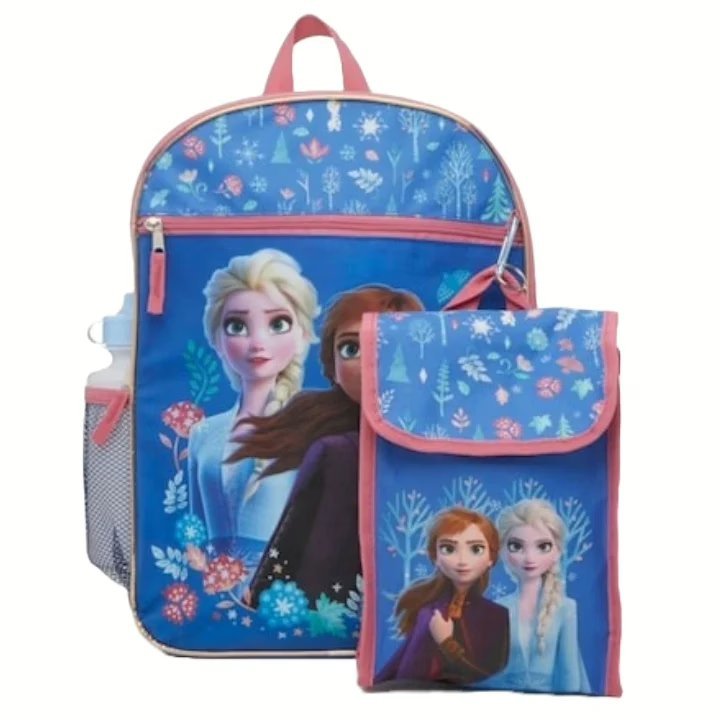 Wholesale Lot Of 822 Disney Frozen 16″ Backpack Sets (5pc) – UPC: 840716273820 – Your Price Is Only $13.00 Each – Smaller Quantities Available
