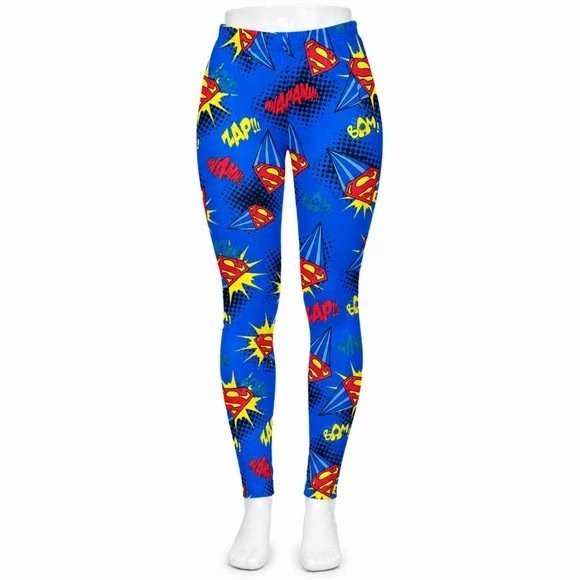 Wholesale Lot Of 2,400 Supergirl Licensed Adult Size Leggings – Fits Most Sizes – UPC Code 082686380270 – MSRP $15.99 Each – Your Price Is Only $1.25 Each