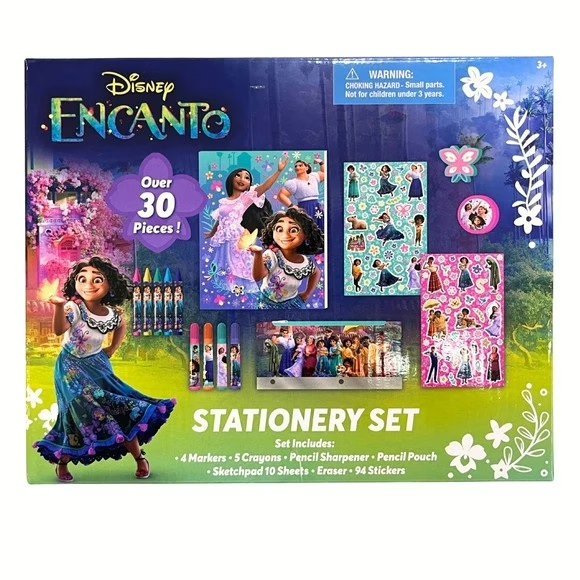 Wholesale Lot Of 576 Disney Encanto 30 Piece Stationary Sets – Suggested Retail Price $10.99 Each – Your Price Is Only $1.75 Each