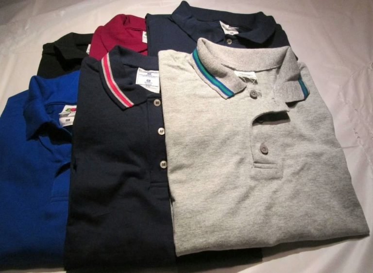 Wholesale Lot Of 1,000 Fruit Of The Loom Polo Shirts – First Quality – S-3XL – Your Price Is Only $2.95 Each