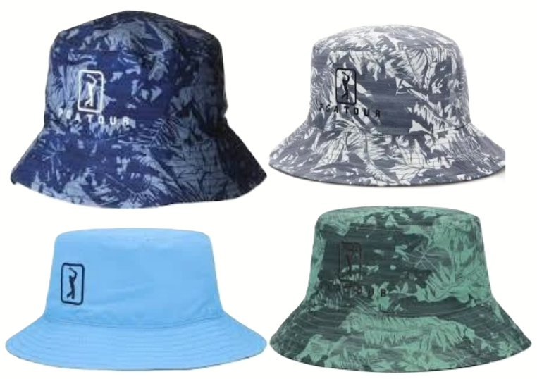 Wholesale Lot Of 48 PGA Reversable Bucket Hats – Your Price Is Only $4.90 Each