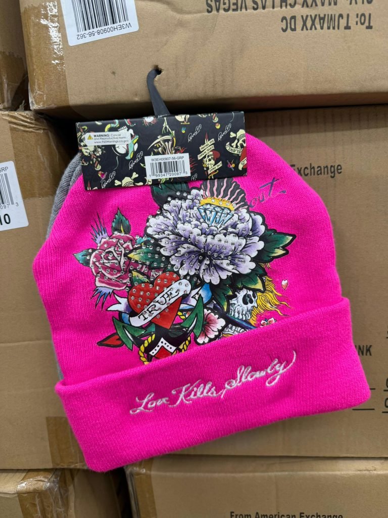 Wholesale Lot Of 1,000 Ed Hardy Winter Hats – Original Retail Price $50.00 Each – Your Price Is Only $3.50 Each