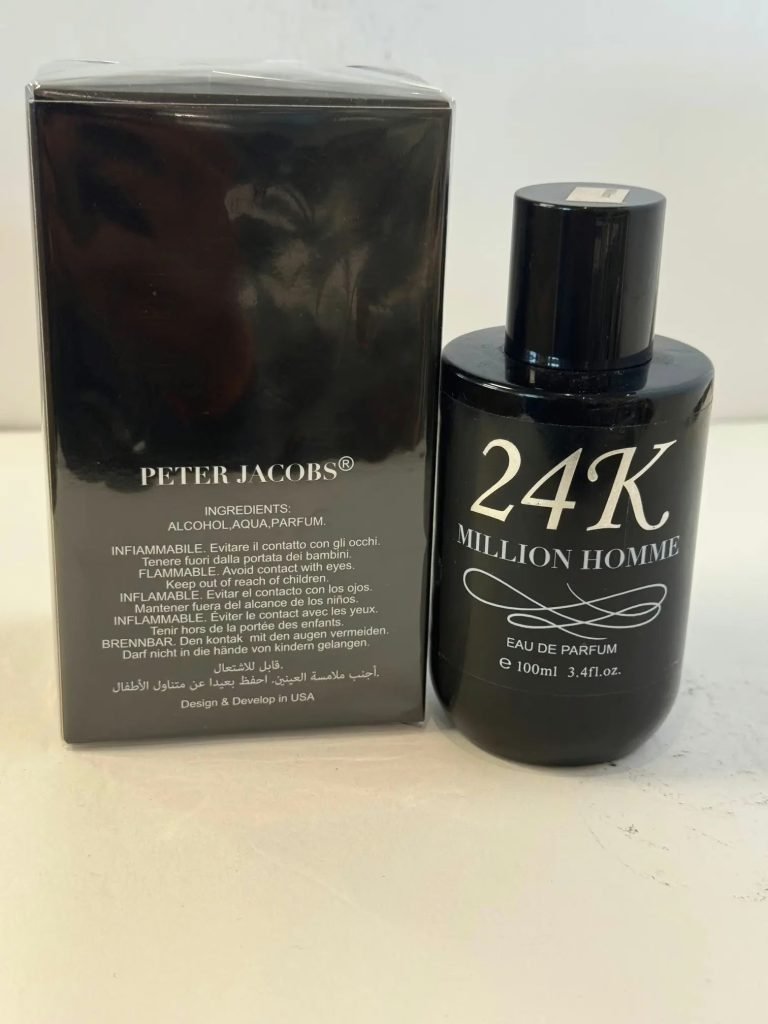 Wholesale Lot Of 72 Peter Jacobs 24K Cologne And Perfumes – Original Retail Prices To $50 Each – Your Price Is Only $2 Each – List Available