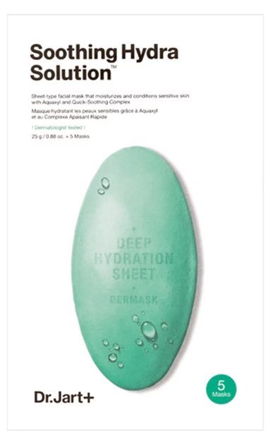 Wholesale Lot Of 3,600 Dr.Jart Soothing Hydra Solution Deep Hydration Sheet Masks – 5 Sheets – Expires 2/2027 – Retail Price $22.99 Each – Your Price Is Only $4.00 Each