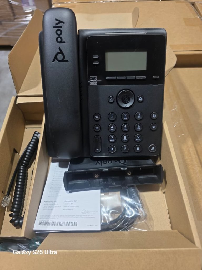 Wholesale Lot Of 500 Brand New Sealed Poly Edge B10 IP Desk VoIP Phones – 2,500 Available – Your Price Is Only $8.00 Each