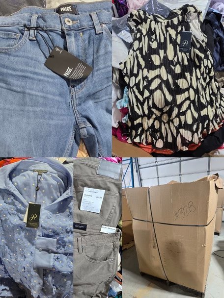 Wholesale Lot Of 705 Pieces Of Overstock And Store Returns Clothing From Nordstrom – Brands Such As Eton, AG, Beach Riot, Adrianna Papell, Paige, Veronica Beard, Barefoot Dreams, And More – Your Price Is Only $6.30 Each