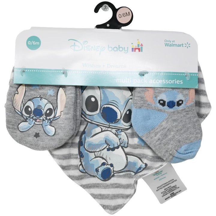Wholesale Lot Of 1,152 Disney Baby 3-Piece Accessory Sets – MSRP $9.99 Each – Your Price Is Only $2.50 Each