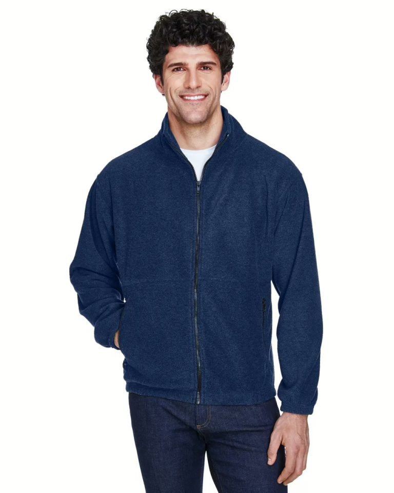 Wholesale Lot Of 20 Men’s Ultraclub Fleece Full-Zip Jackets – S-2XL – Your Price Is Only $5.00 Each