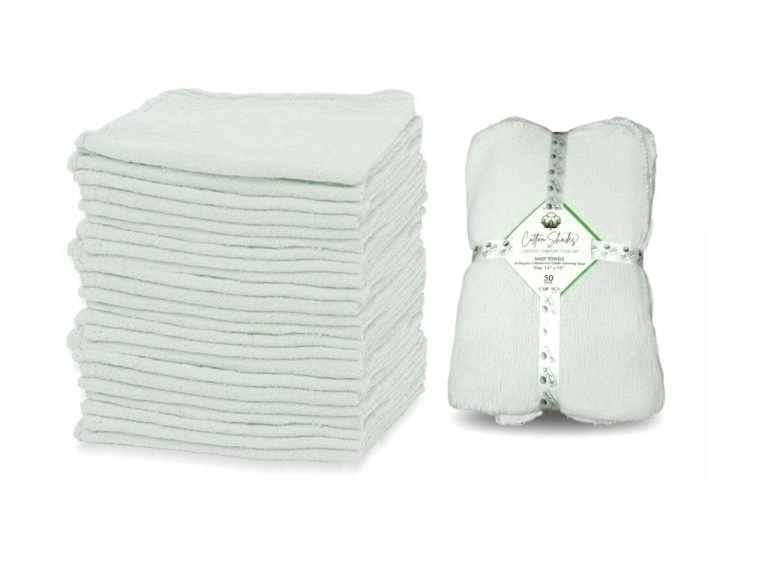 Wholesale Lot Of 600 Shop Towels – 13″ x 13″ – 12 Packs Of 50 – Only $144.00 Per Case