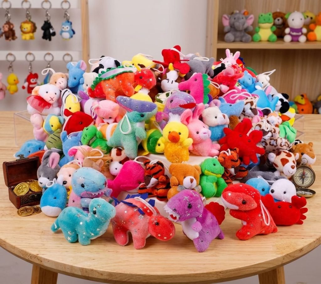 72 Pack Mini Stuffed Animals – Small Stuffed Animals Bulk – Classroom Prizes & Party Favors
