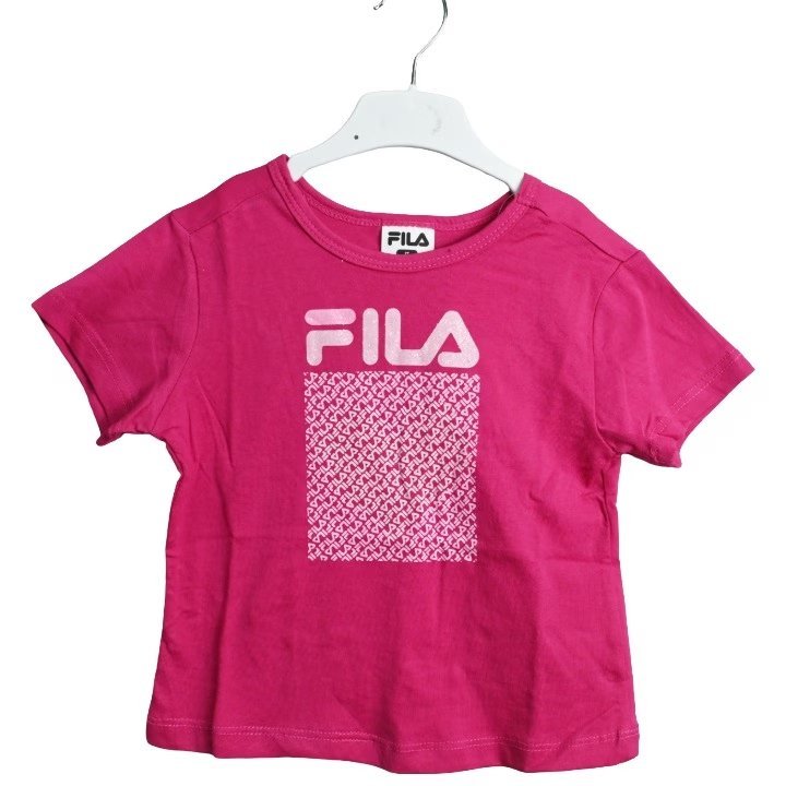Wholesale Lot Of 1,488 Fila Toddler Girls Hot Pink Glitter Heart Tees – UPC 888393494275 – MSRP $10.00 – Price $2.00 Each