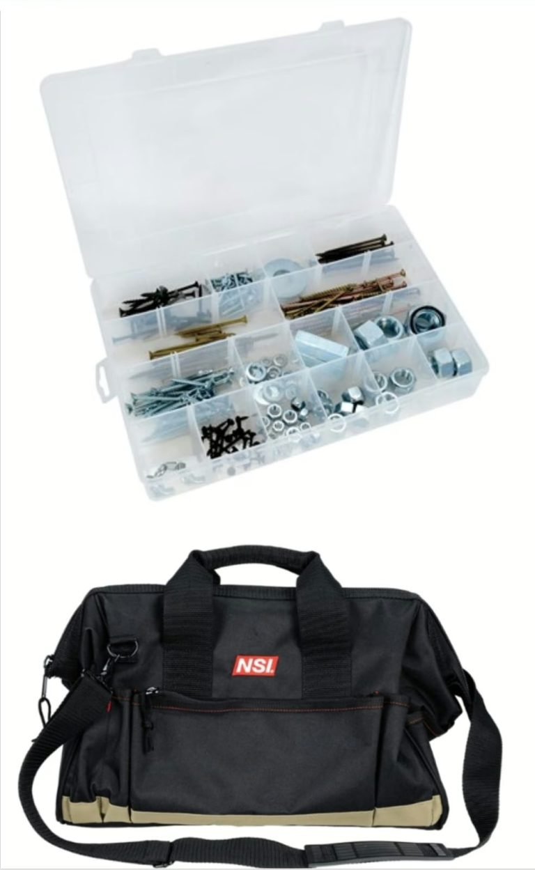 Wholesale Lot Of 324 NSI 23 Pocket, Wide Top Zippered Tool Bags And Case, 17″L x10″W – MSRP $39.99 Each – Your Price Is Only $5.00 Each