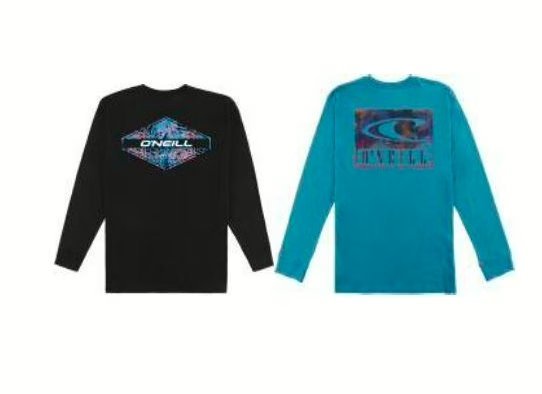 Wholesale Lot of 24 O’Neill Boys Long Sleeve Printed T-Shirts – Mixed Assorted Styles & Sizes – Youth Casual Apparel – Bulk Wholesale – Your Cost $11.83 Each
