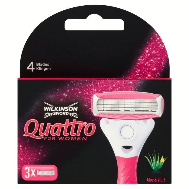 Wholesale Lot Of 8,730 Wilkinson Schick Quattro Women Refill Cartridges 3 ct – UPC 4027800014309 – Your Price Is Only $4.00 Each