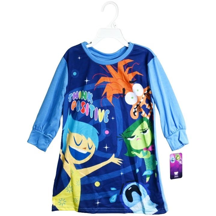 Wholesale Lot Of 3,408 Disney Pixar Inside Out Think Positive Girls Nightgown Pajama Sleepwear – UPC 196027530788 – Suggested MSRP $16.99 Each – Price $1.25 Each