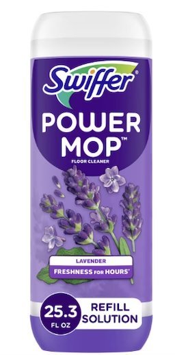 Wholesale Lot Of 3,012 Swiffer PowerMop Liquid Refill Lavender 25.3oz – 6 Per Case – UPC 030772159224 – $3.59 Each