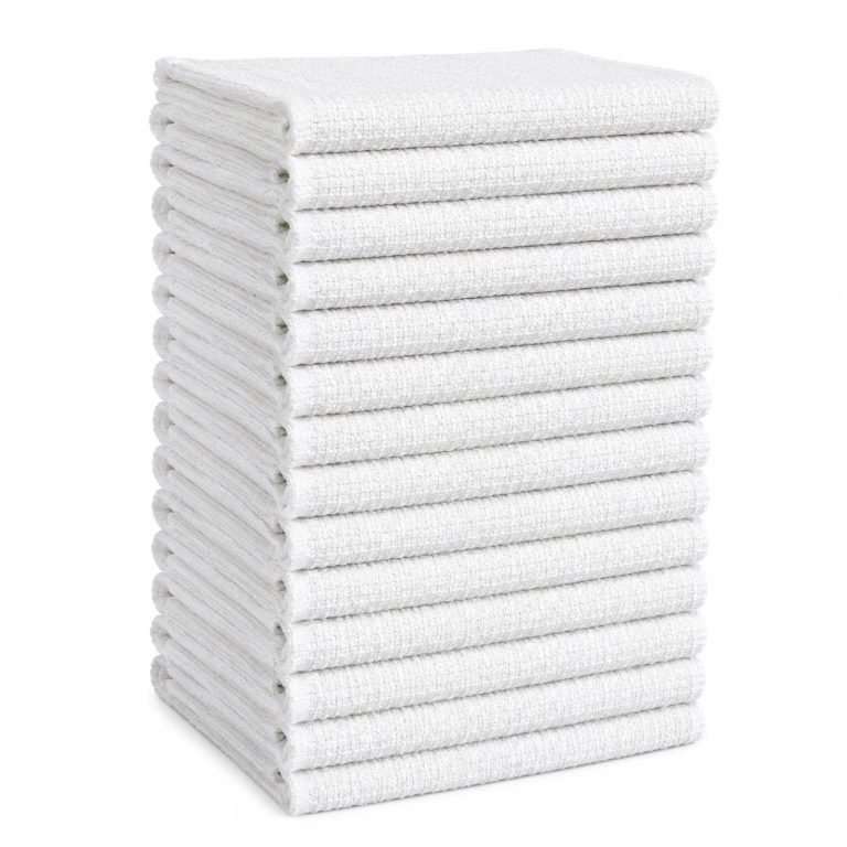 Wholesale Lot Of 70 Cases Brand New White Bar Mop Towels 16” x 19” – 10,080 Units Bulk Inventory – Only $108.00 Per Case