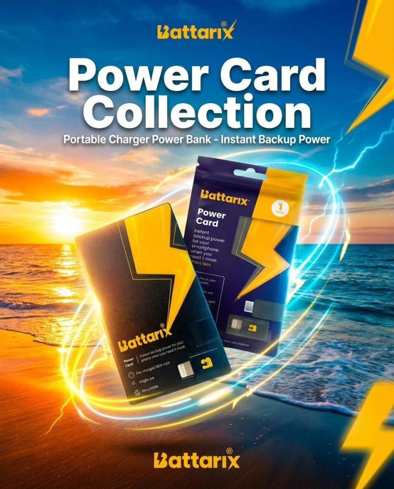 Wholesale Lot Of 30,000 Battarix Portable Charger Power Bank Cards – Cards Fit Inside A Wallet – Non-Rechargeable – Only $5.00 Each – Smaller Quantities Available