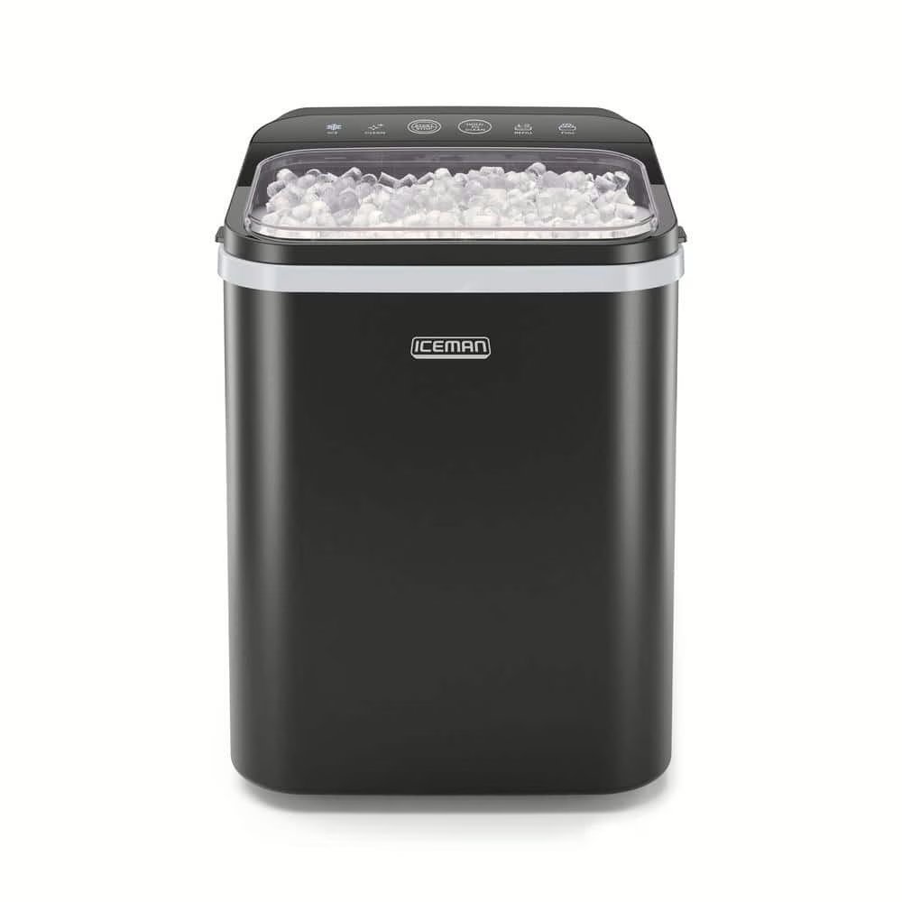 Wholesale Lot Of 500 8.9 Inch 26 Lb. Countertop Pebble Ice Makers In Black With Ice Scoop And Basket – MSRP $229.00 Each – Your Price Is Only $110 Each