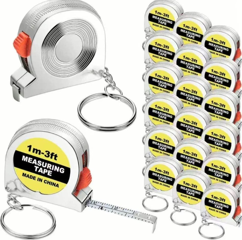 Wholesale Lot Of 1,000 Key Chain Measuring Tapes – Your Price Is Only .60 Each – Shipping Included