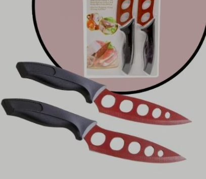 Wholesale Lot of 1,200 Copper Knife 2-Packs – Razor Sharp Kitchen Knives – Value Twin Pack – Model KN-TEK810 – Your Price Is Only $1.38 Per Set – Bulk Wholesale