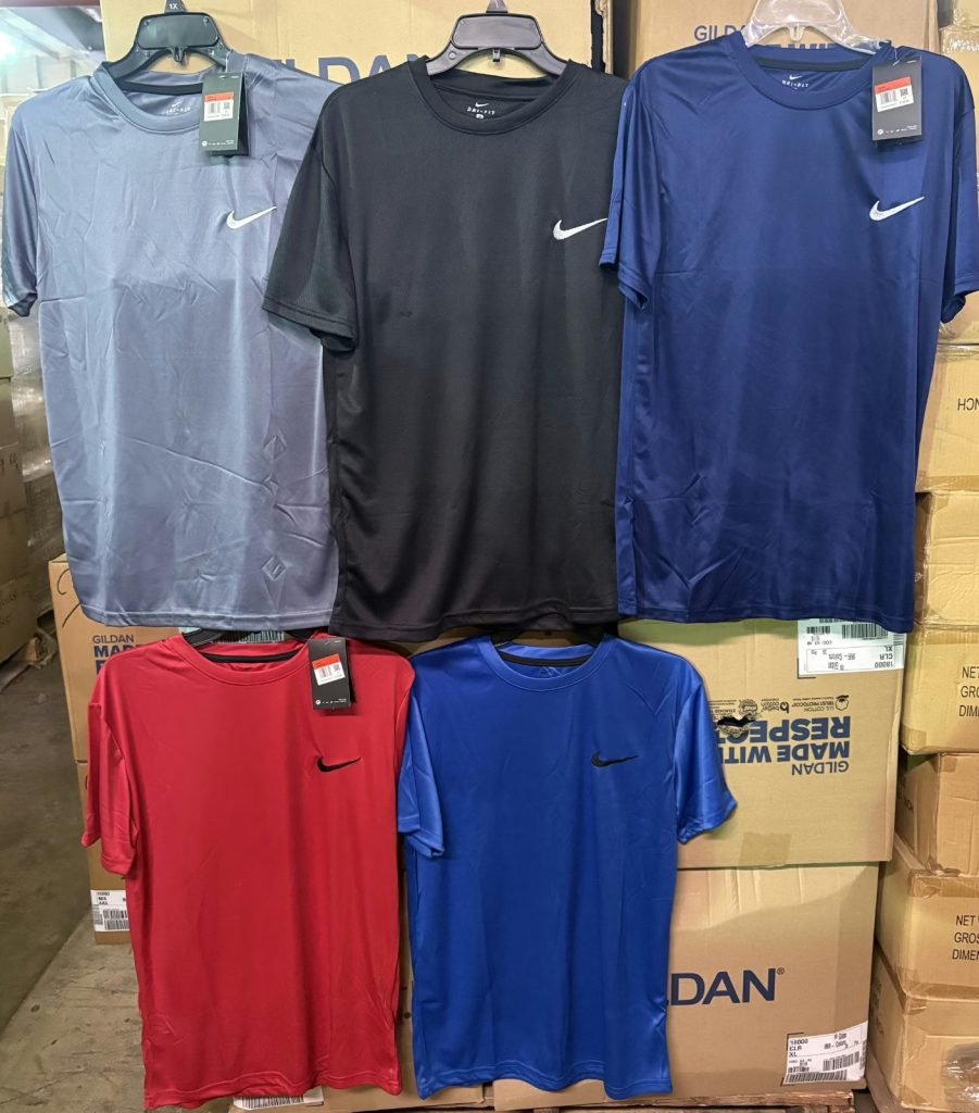 Wholesale Lot Of 100 Nike Dri-Fit Shirts – Only $9.50 Each – 1,500 Available