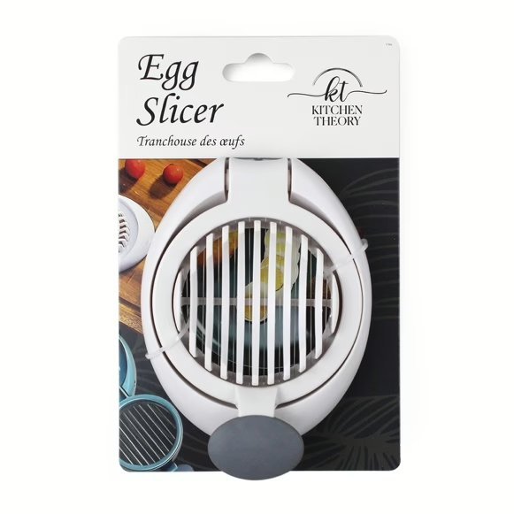 Wholesale Lot Of 500 Kitchen Theory Egg Slicers – White – SKU KTES1-WH – Your Price Is Only $2.00 For Each Unit