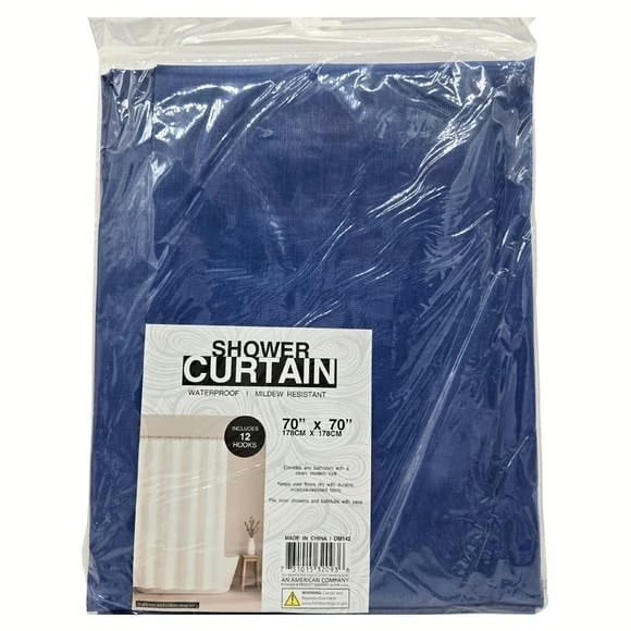 Wholesale Lot Of 96 Waterproof Shower Curtains – 70″ x 70″ – Suggested Retail Price $14 Each – Your Price Is Only $1.5 Each