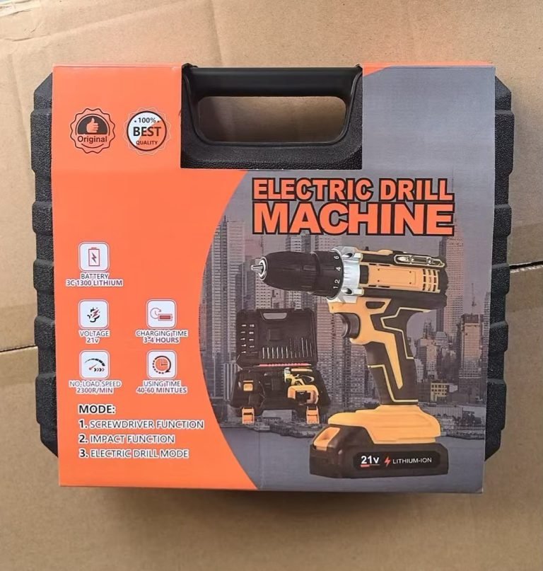 Wholesale Lot Of 3,000 21V Cordless Lithium-Ion Electric Drill Kits With Carrying Cases – 3 Functions: Drill, Screwdriver & Impact Modes – Estimated Original Retail Value $39.99 Each – Your Price Is Only $13.00 Each