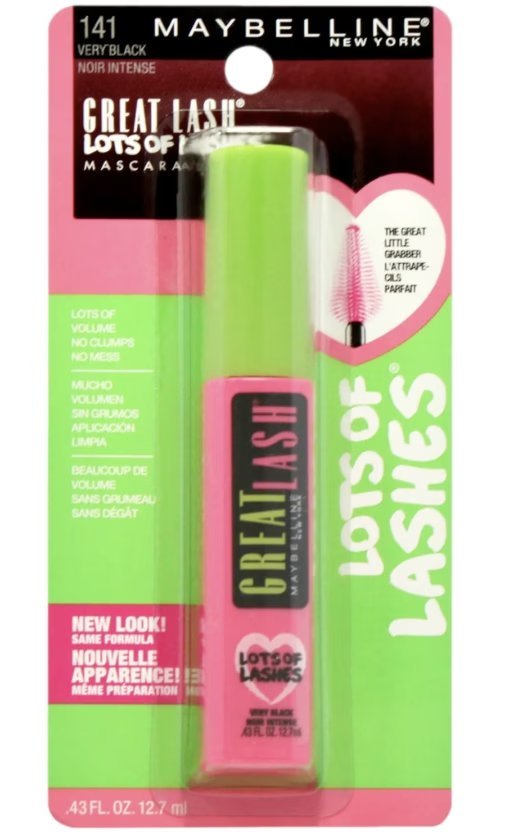 Wholesale Lot Of 3,456 Maybelline Great Lash Lots of Lashes – UPC 041554239416 – $3.25 Each