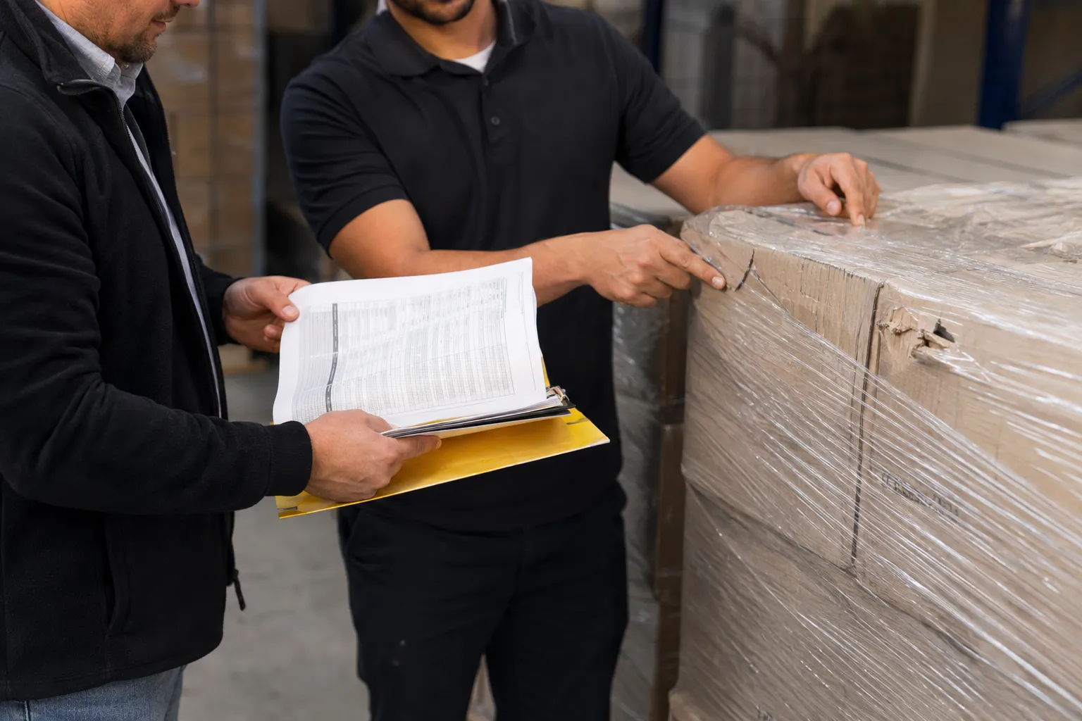 Payment paperwork and order verification