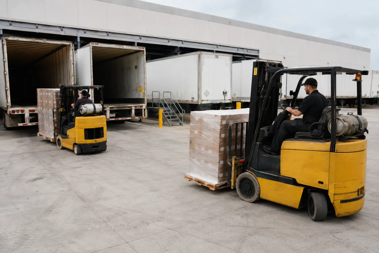 Atlas international freight container loading